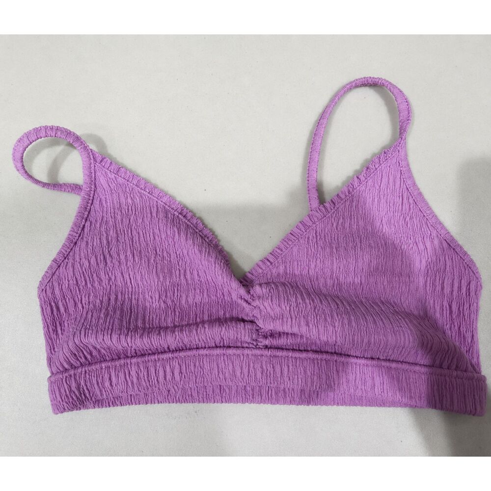 American Eagle Outfitters Lilac Textured Bralette- Size small